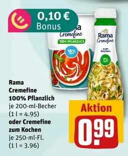 nahkauf Rama cremfine 100% pflanzlich Angebot
