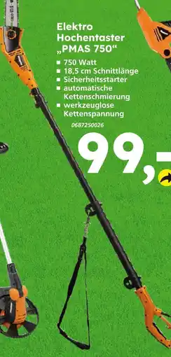 Globus Baumarkt Elektro hochentaster pmas 750 Angebot