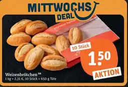 tegut Weizenbrötchen Angebot