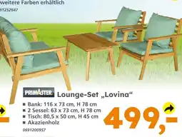 Globus Baumarkt Primaster lounge-set lovina Angebot
