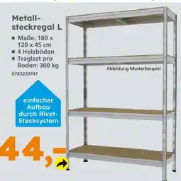 Globus Baumarkt Metall-steckregal l Angebot