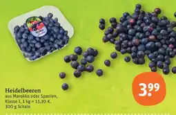 tegut Heidelbeeren aus marokko Angebot