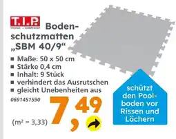Globus Baumarkt T.i.p. bodenschutzmatten sbm 40/9 Angebot