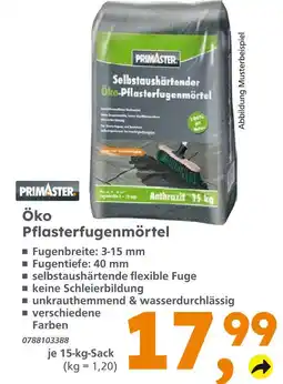 Globus Baumarkt Primaster öko pflasterfugenmörtel Angebot