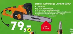 Globus Baumarkt Primaster elektro kettensäge pmeks 2200 Angebot