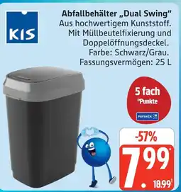 Marktkauf Kis abfallbehälter dual swing Angebot