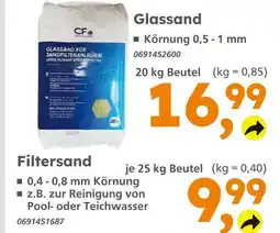 Globus Baumarkt Cf glassand Angebot