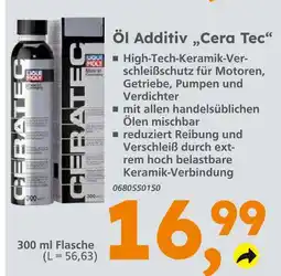 Globus Baumarkt Liqui moly cera tec öl additiv Angebot