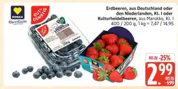 Marktkauf Edeka kulturheidelbeeren Angebot