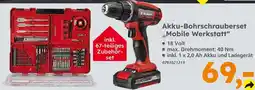 Globus Baumarkt Einhell akku-bohrschrauberset mobile werkstatt Angebot