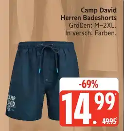 Marktkauf Camp david herren badeshorts Angebot