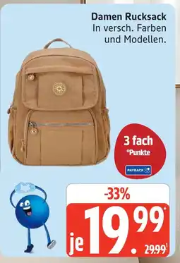 Marktkauf Damen rucksack Angebot