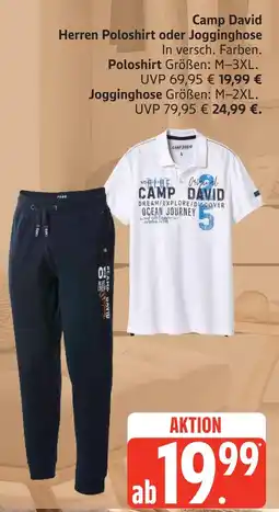 Marktkauf Camp david herren poloshirt Angebot