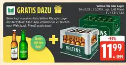 Marktkauf Veltins pils Angebot