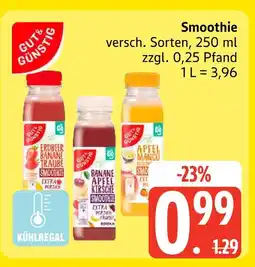 Marktkauf Gut & günstig erdbeer banane traube smoothie Angebot