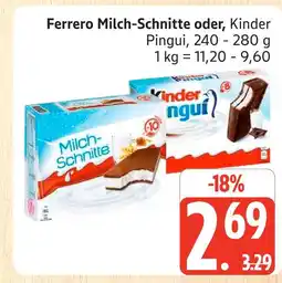 Marktkauf Ferrero milch-schnitte Angebot