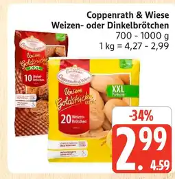 Marktkauf Coppenrath & wiese unsere goldstücke dinkelbrötchen Angebot