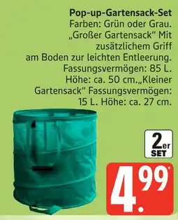 Marktkauf Pop-up-gartensack-set Angebot