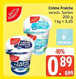 Marktkauf Gut & günstig crème fraîche 30% Angebot