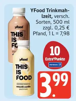 Marktkauf Yfood trinkmahlzeit Angebot