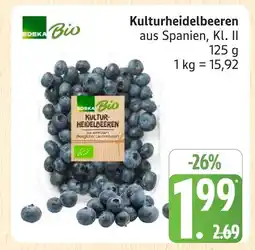 Marktkauf Edeka bio kulturheidelbeeren Angebot