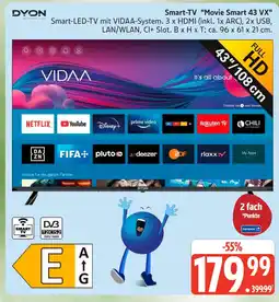 Marktkauf Dyon movie smart 43 vx Angebot