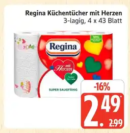 Marktkauf Regina küchentücher mit herzen Angebot