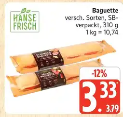 Marktkauf Hanse frisch schinken baguette Angebot