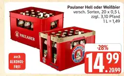 Marktkauf Paulaner hell Angebot