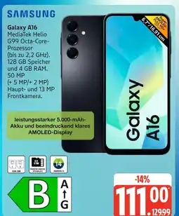 Marktkauf Samsung galaxy a16 Angebot