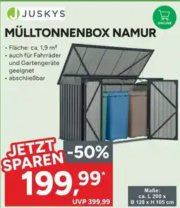 Marktkauf Juskys mülltonnenbox namur Angebot
