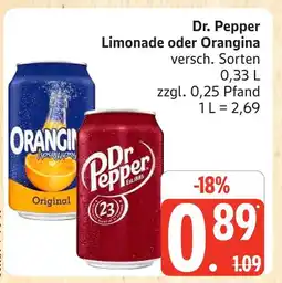 Marktkauf Dr. pepper limonade Angebot