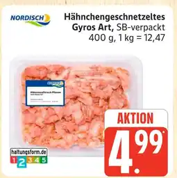 Marktkauf Nordisch hähnchengeschnetzeltes gyros art Angebot