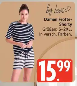 Marktkauf By louise damen frottee-shorty Angebot
