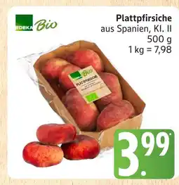 Marktkauf Edeka bio plattpfirsiche Angebot