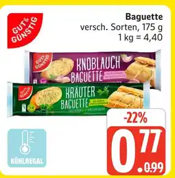 Marktkauf Gut & günstig knoblauch baguette Angebot