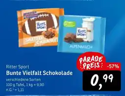 KONSUM Ritter sport bunte vielfalt schokolade Angebot
