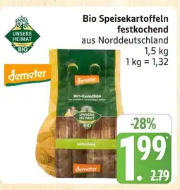 Marktkauf Demeter bio speisekartoffeln festkochend Angebot