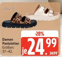 Marktkauf Annie g. damen pantoletten Angebot