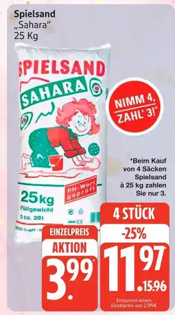 Marktkauf Spielsand sahara Angebot