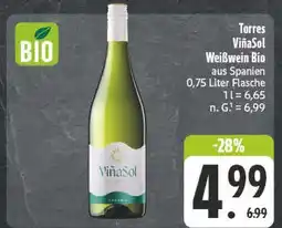 E-Center Torres viñasol weißwein bio Angebot