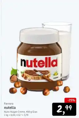 KONSUM Ferrero nutella Angebot