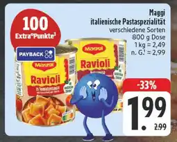 E-Center Maggi ravioli in tomatensauce Angebot
