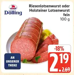 Marktkauf Dölling riesenlotsenwurst Angebot
