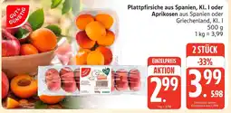 Marktkauf Gut & günstig plattpfirsiche aus spanien, kl. i Angebot