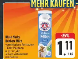 E-Center Bären marke haltbare milch Angebot
