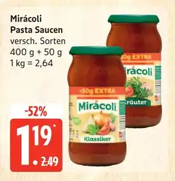 Marktkauf Mirácoli pasta saucen klassiker Angebot