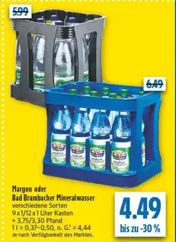 diska Margon mineralwasser Angebot
