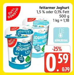Marktkauf Gut & günstig fettarmer joghurt 1,5% Angebot