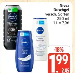 Marktkauf Nivea active clean duschgel Angebot